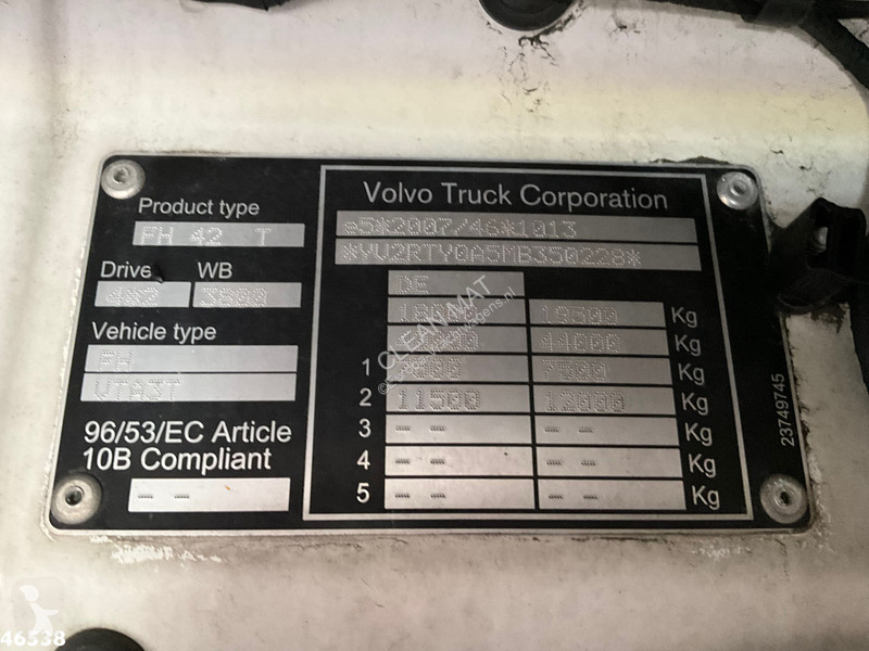 Cap tractor Volvo FH 460 Globetrotter XL Retarder