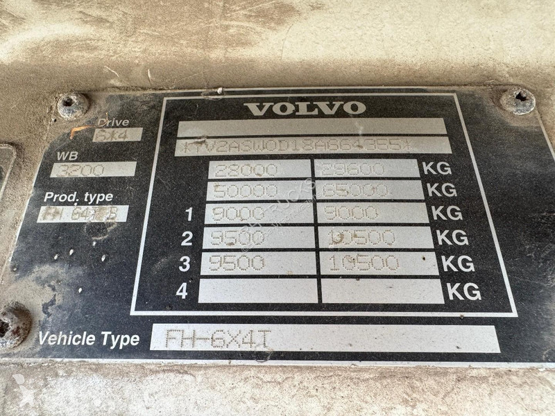 جرار Volvo 480 6X4 EURO 5 + TIPPER HYDRAULICS +...