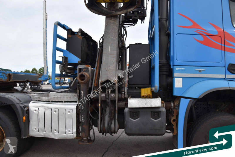 Camion remorque Mercedes 3653 6x6 Penz Holz...