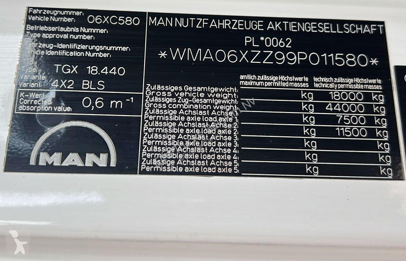 Cabeza tractora MAN 18.440 (MANUAL GEARBOX /...