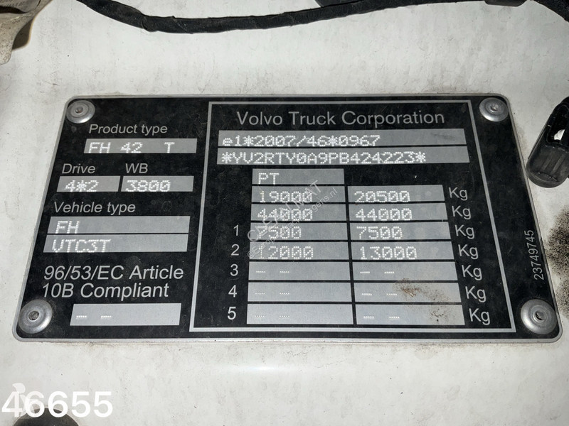 جرار Volvo FH 460 Voith Retarder!!