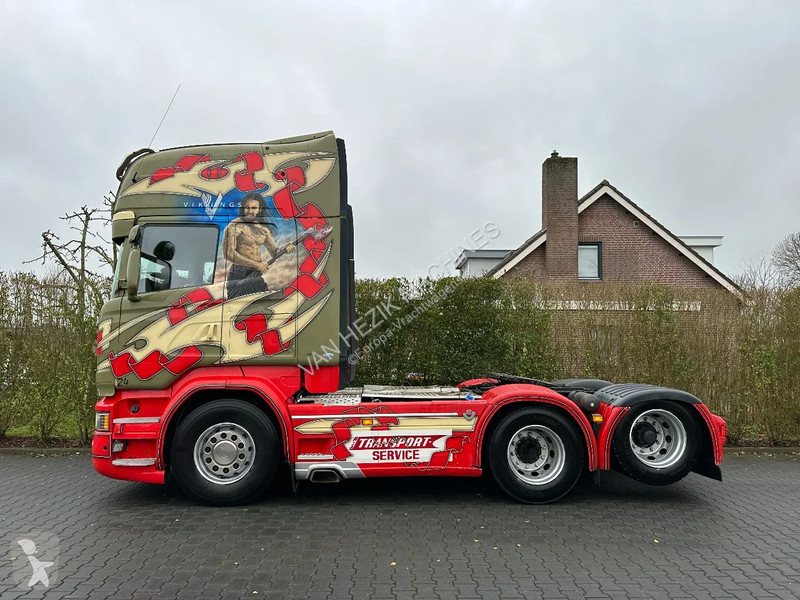 Traktor Scania 580 V8 Full air-retarder-6x2-eur0 6
