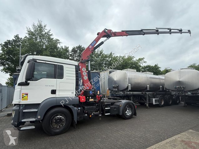 Tracteur MAN 18.460 Kran HMF 1820-K5