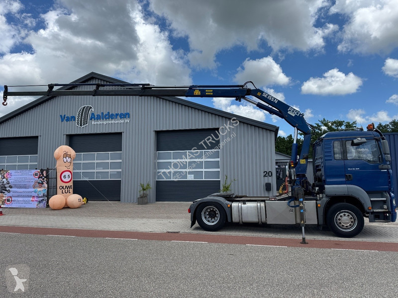 Traktor MAN 18.310, Crane Pesci SE155N/4,...
