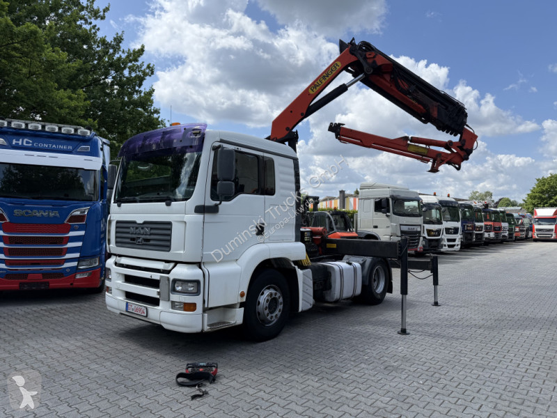Traktor MAN TGA 18.430 Kran Palfinger 16502 bis...