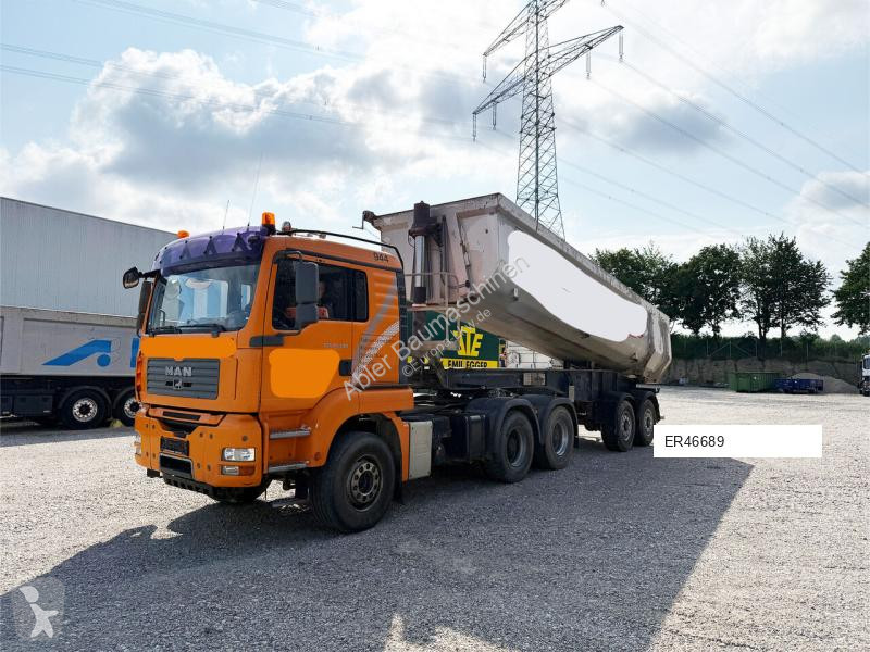Tahač MAN 24m3 Kippauflieger Lift Rollplane