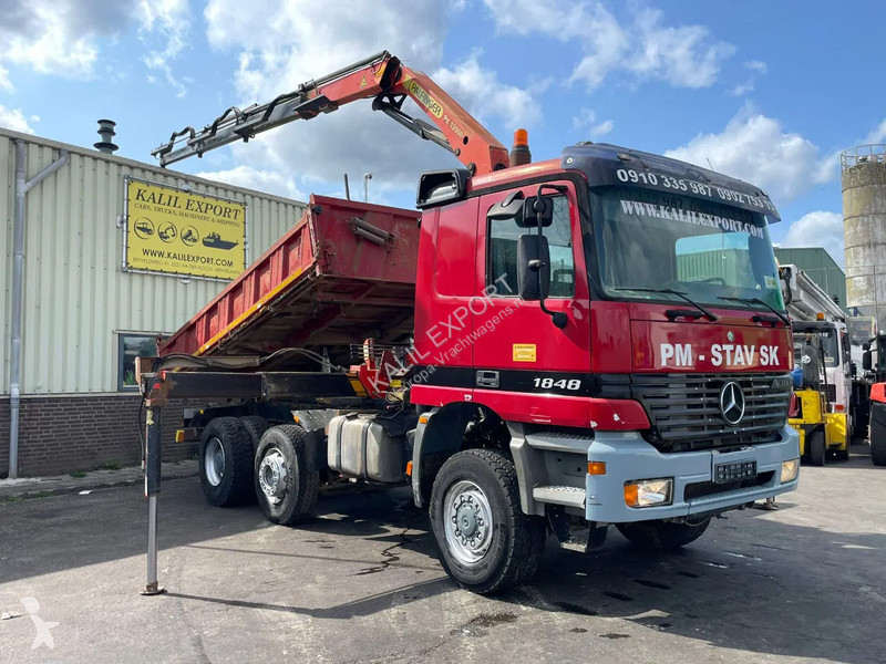 Traktor Mercedes 1848 Kipper 4x4 with Palfinger...