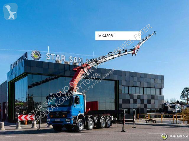 Влекач Mercedes 4148 8x4 PALFINGER PK 74002 Crane