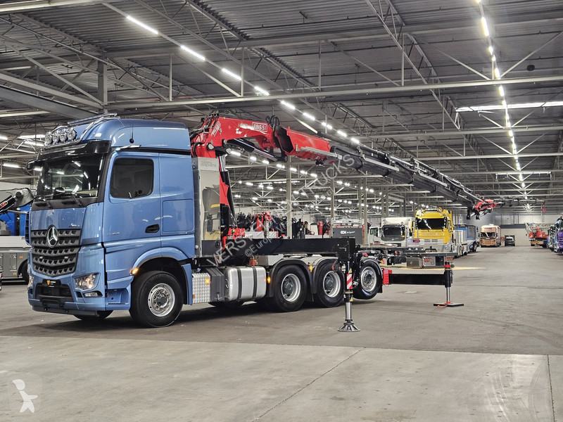 جرار Mercedes 3353 8x4 / FASSI 71 T/M + JIB /...
