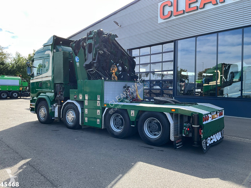 جرار Scania 490 8x4 Euro 6 Effer 140 Tonmeter...
