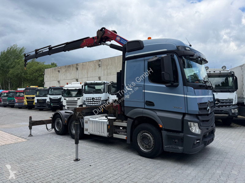جرار Mercedes 2548 LS 6X2 Kran HMF 3220 bis 16...