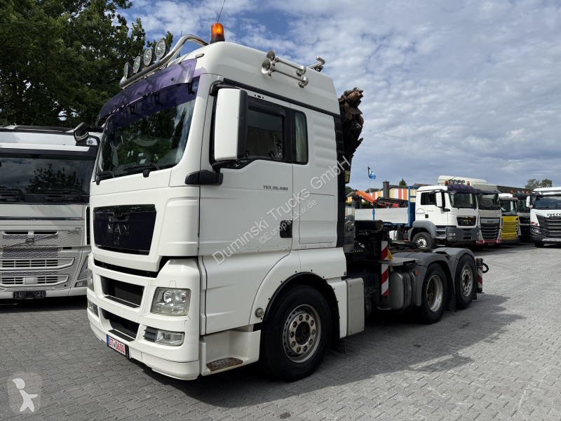 جرار MAN TGX 26.480 6X2 Kran Palfinger PK 27002