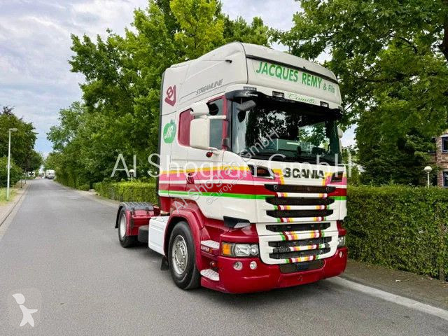 جرار Scania 520 V8 Topline/Standklima/etarder/Eu6