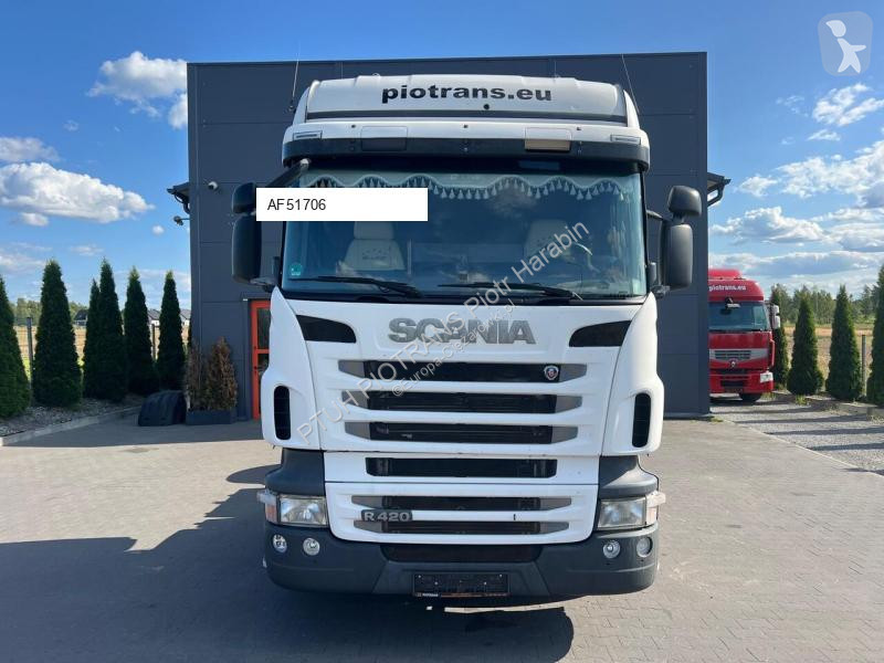 Влекач Scania R420/ MANUAL/ RETARDER/ LODÓWKA/...