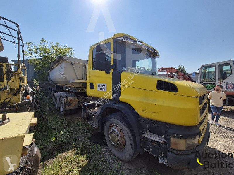 Ansamblu cap tractor si semiremorca Scania 124