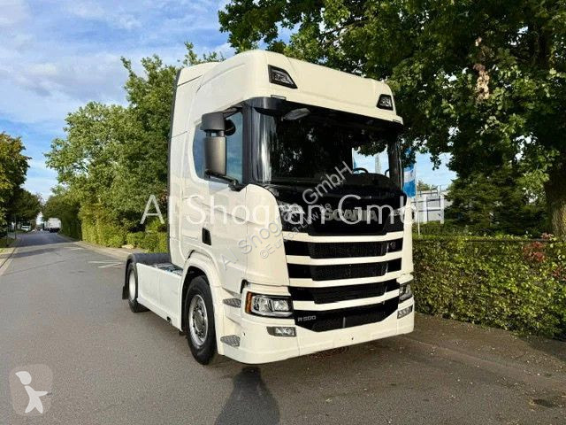 Tahač Scania 500 / etarder / 2 x Tank