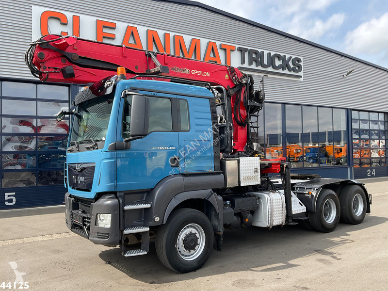 Tahač MAN TGS 6x6 Euro 6 Palfinger 27 Tonmeter...