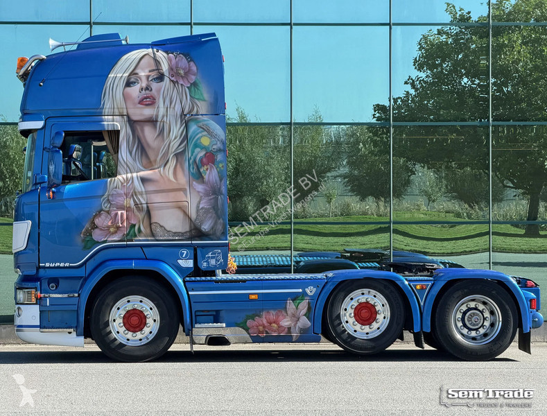Тягач Scania R520 V8 EURO 6 KING FU AIR...