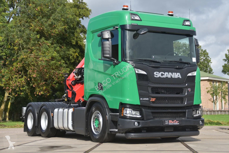 Traktor Scania NGS 6x4 + HMF 2320K-RCS (8x) -...