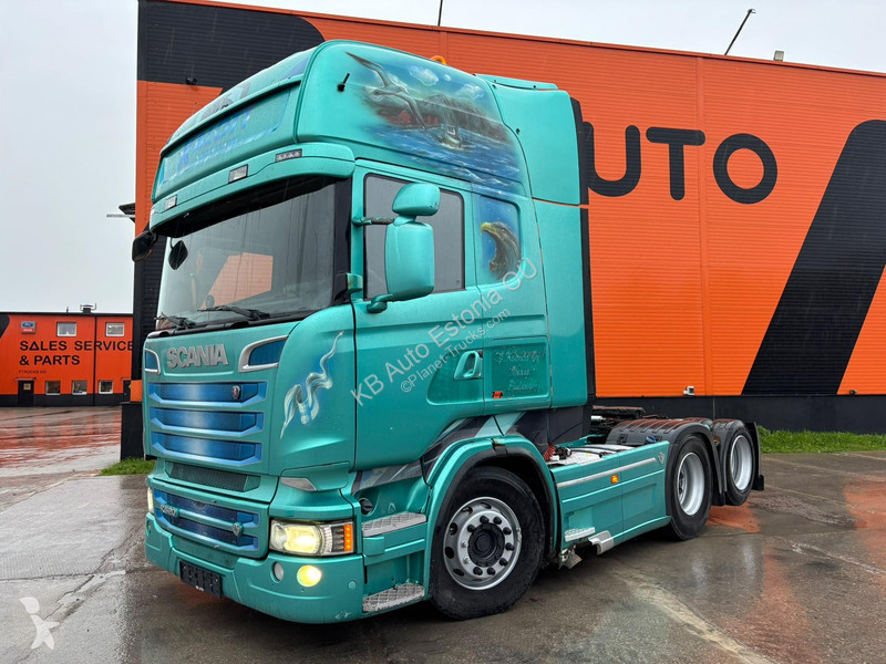 Scania R 520 6x2 RETARDER / DOUBE BOGIE tractor...