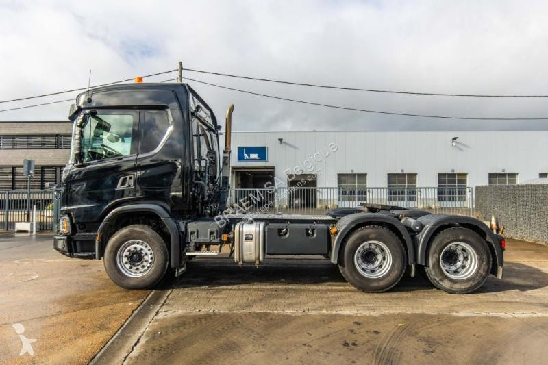 Tahač Scania 450 XT + Mixer PTO