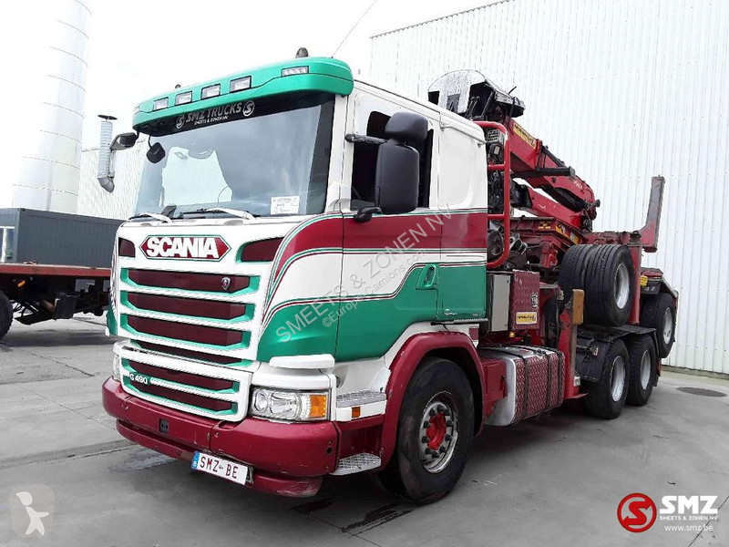 Traktor Scania 490 +palfinger s...