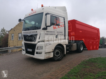 Cabeza tractora MAN 18.480 TGX 4x2 BLS WITH TIPPER HYDRAULIC AND GOOD TIRES