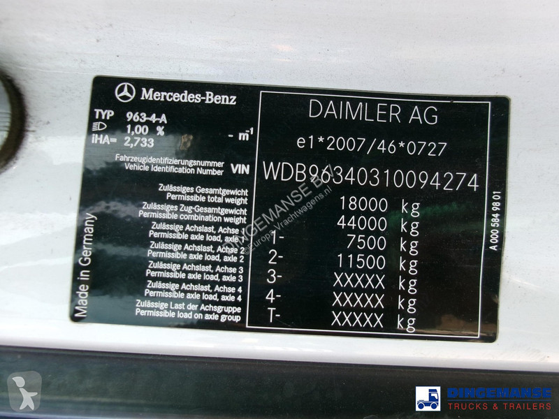 Tahač Mercedes 1843 4x2 Euro 6 / ADR + PTO