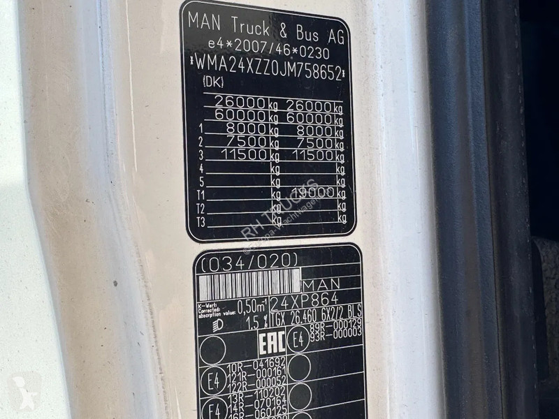 Traktor MAN 26.460 6X2 EURO 6 + RETARDER - ONLY...
