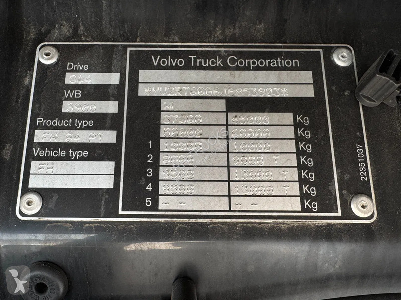 Traktor Volvo FH 540 8X4 EURO 6 - 180 TON +...