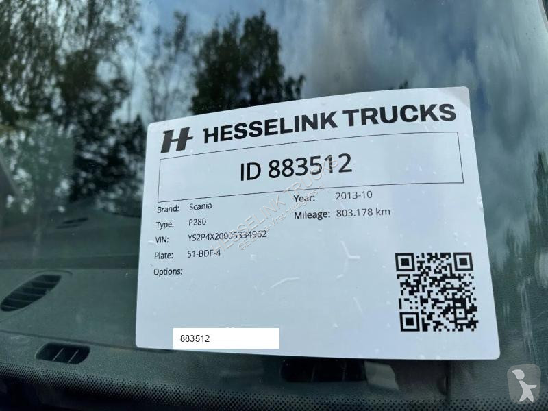 Traktor Scania P280 4X2 Dagcabine Airco EURO 6...