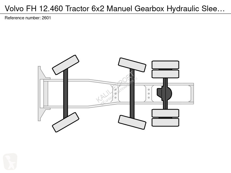 جرار Volvo 12460 Tractor 6x2 Manuel Gearbox...