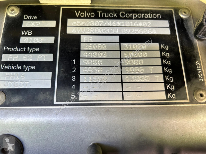 Tratores Volvo 650 HP | 6x2/4 | PTO | RETARDER