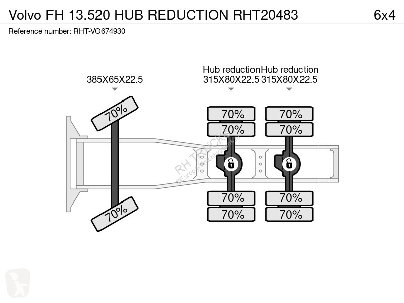 جرار Volvo 13520 HUB REDUCTION