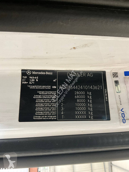 جرار Mercedes 2663 6x4 Euro 6 Kiphydrauliek...