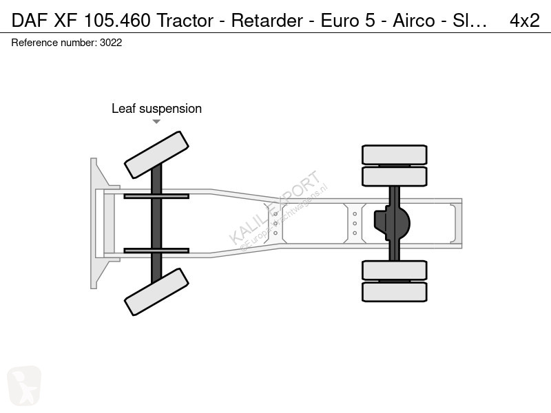 Cabeza tractora DAF 105460 Tractor - Retarder -...