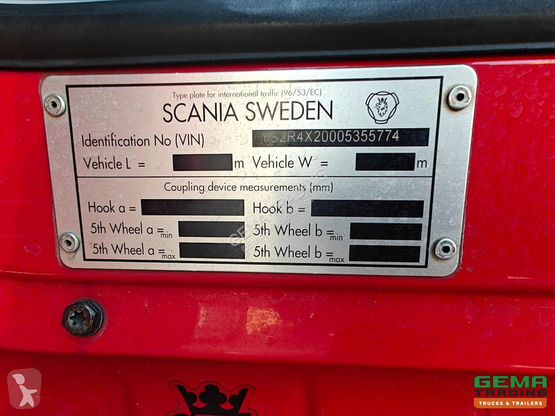 Тягач Scania R580 V8 4x2 Topine Euro6 -...