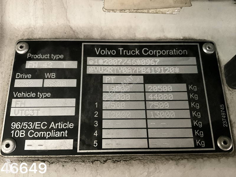 Traktor Volvo FH 460 Voith Retarder!!