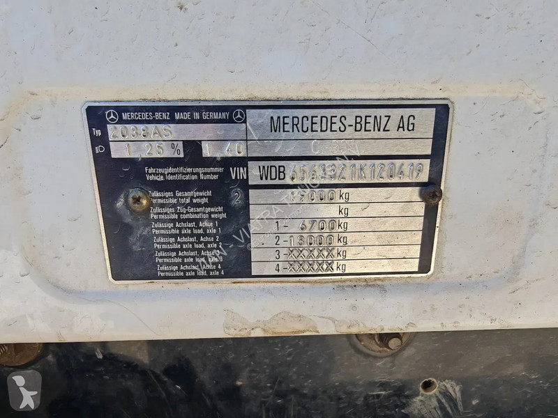 Traktor Mercedes 2038 V8 AS 4X4