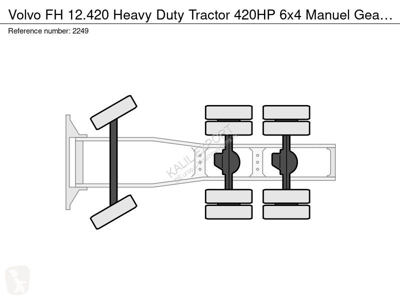 جرار Volvo 12420 Heavy Duty Tractor 420HP 6x4...