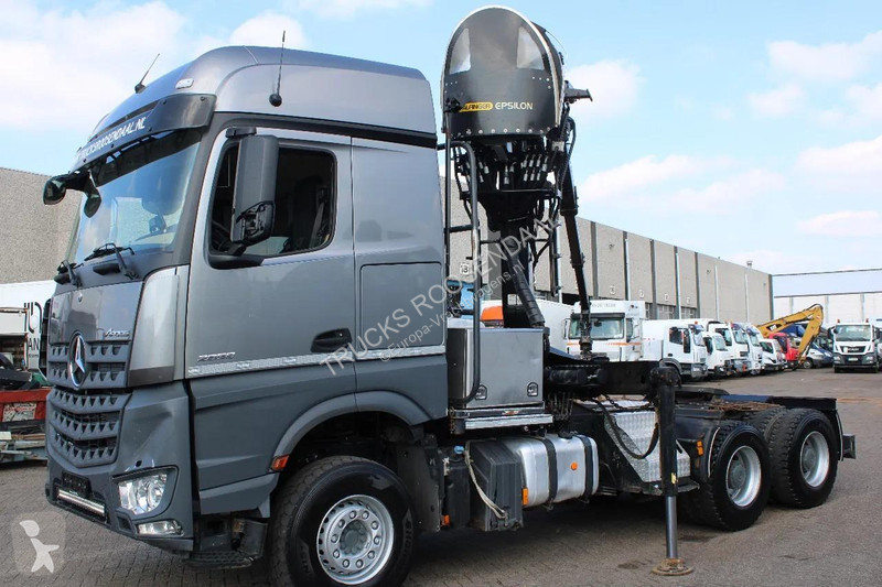جرار Mercedes 2858 + PALFINGER Z15 (2022) + 6X4...