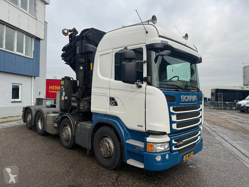 جرار Scania G450 8X2 EURO 6 HIAB 855-6 + REMOTE...