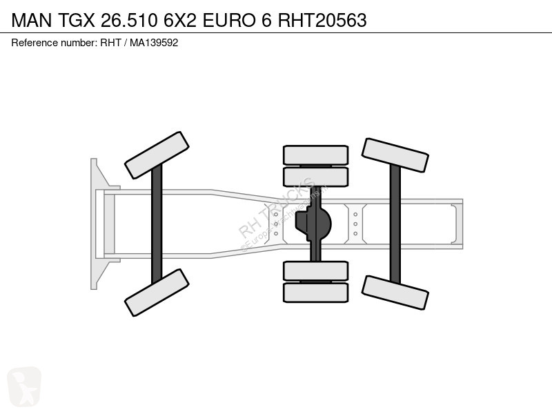 Traktor MAN 26.510 6X2 EURO 6