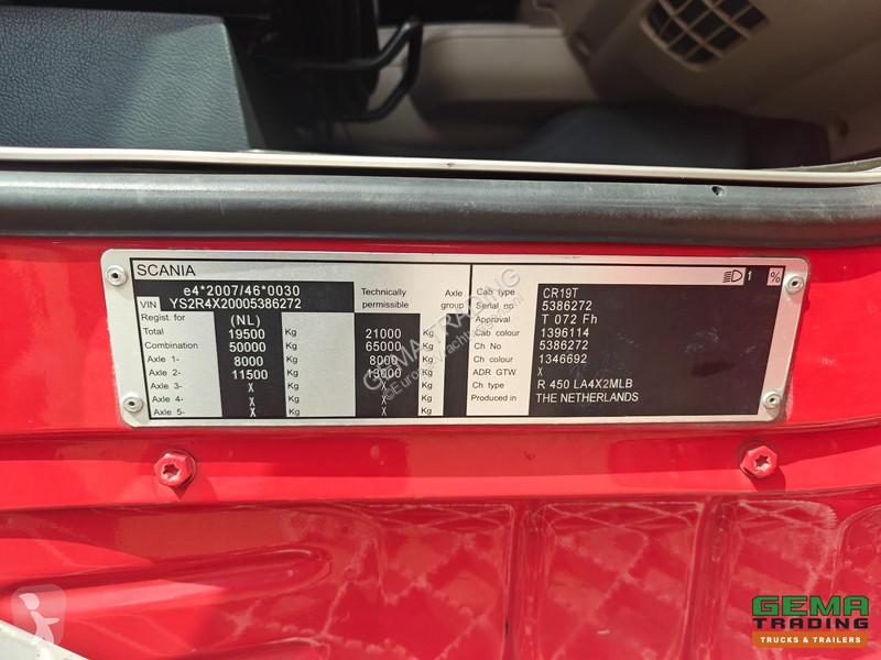 جرار Scania 4x2 TopLine Euro6A - Retarder -...