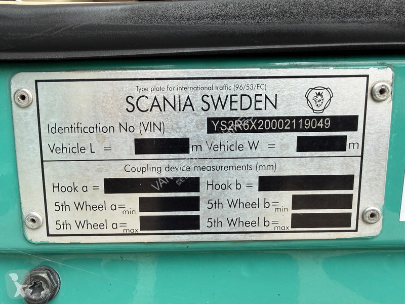جرار Scania R580 6X2 Manual- Euro 6  -TO 310 WB