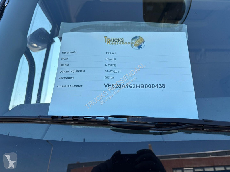 جرار Renault D 19,380 + MOT 17-07-2027 + EURO 6