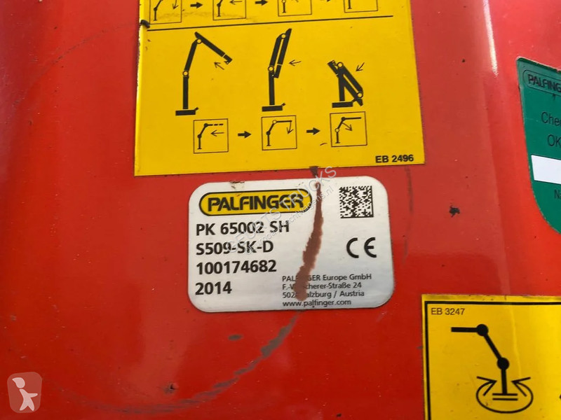 Traktor Volvo 500 8X6 + PALFINGER PK 65002-SH F...
