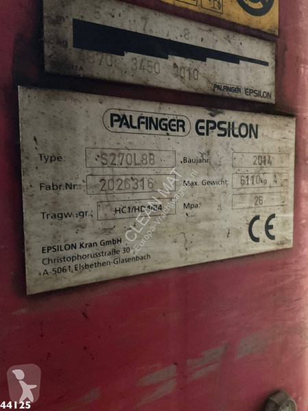 Tracteur MAN TGS 6x6 Euro 6 Palfinger 27...