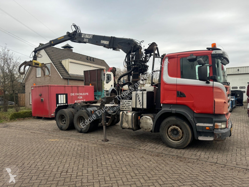 Traktor Scania 6X4 EURO 4 MANUAL/RETARDER/LOGLIFT