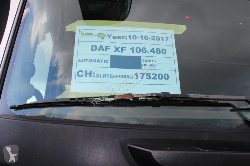 Tahač DAF 106480 + retarder + 623.000km + EURO...